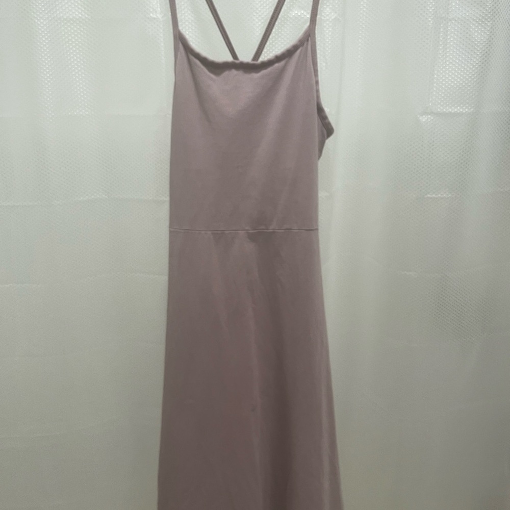 Pact Women's Midi Dress in Mauve